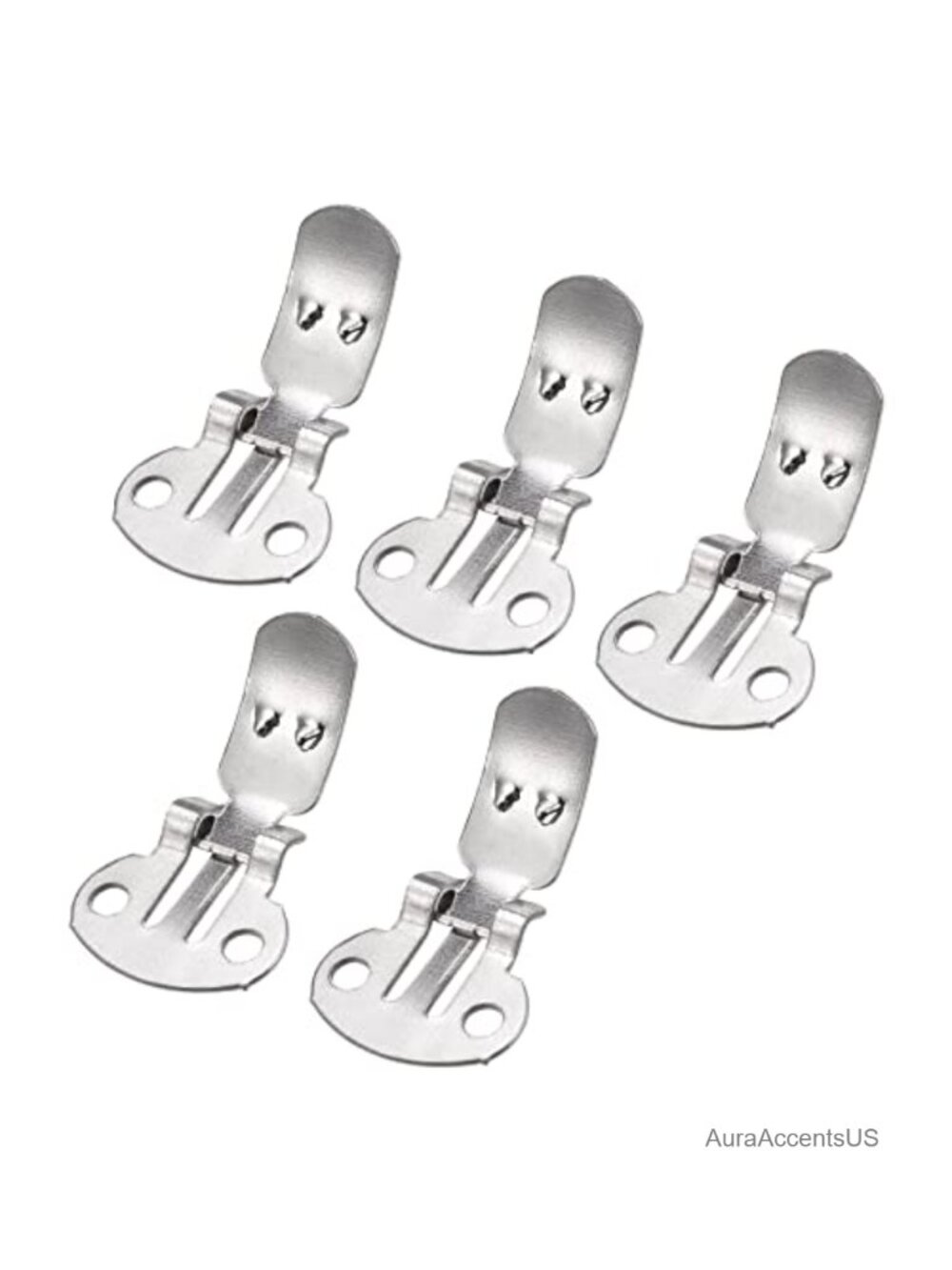 Blank Shoe Clips Iron DIY Craft Decorations 10 Pcs